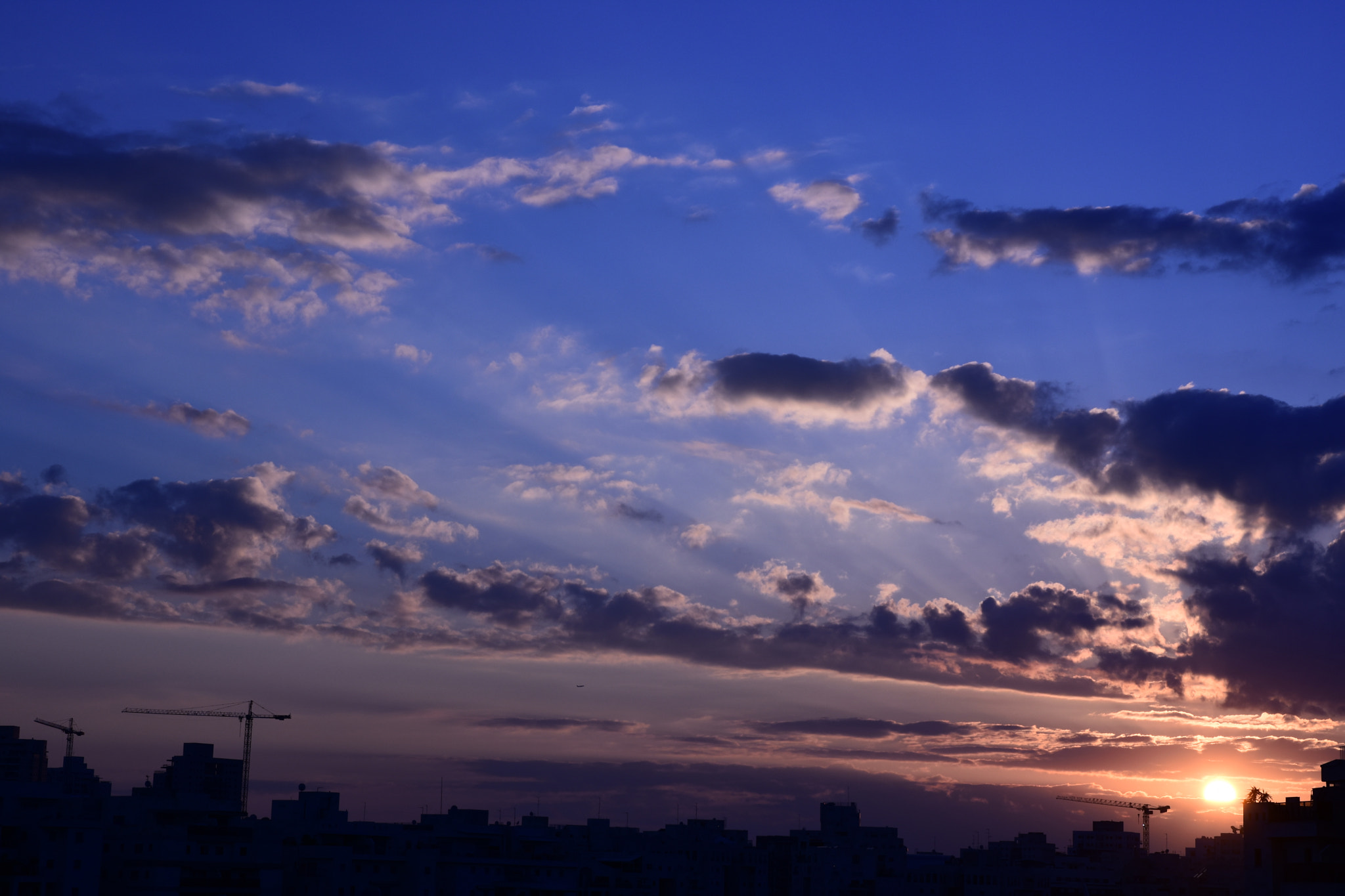 Nikon D3400 sample photo. Cloudy sunset photography