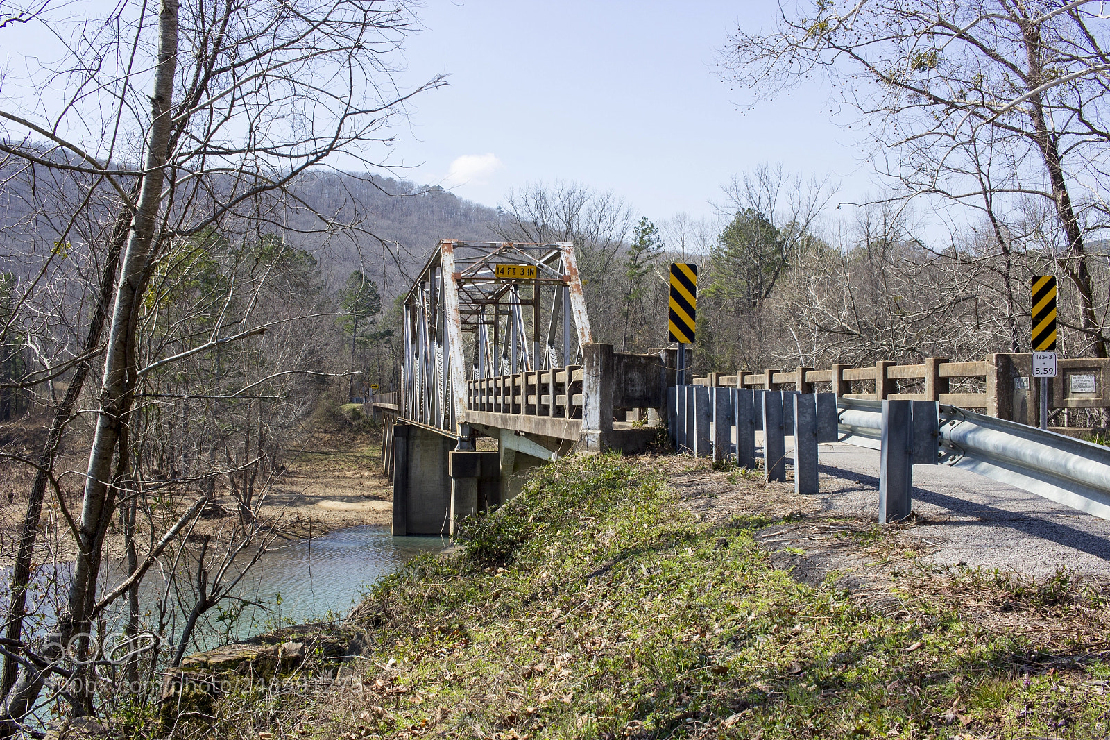 Canon EOS 600D (Rebel EOS T3i / EOS Kiss X5) sample photo. Big piney creek bridge photography