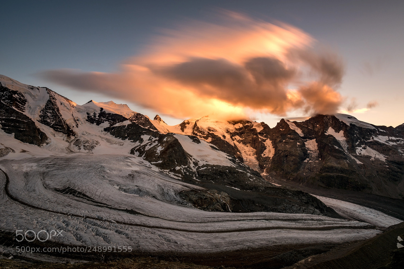 Nikon D810 sample photo. Piz bernina photography