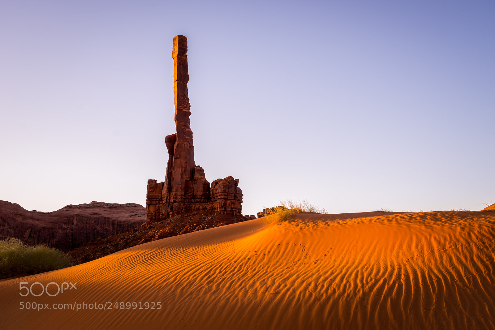 Sony a7 sample photo. Totem pole butte photography