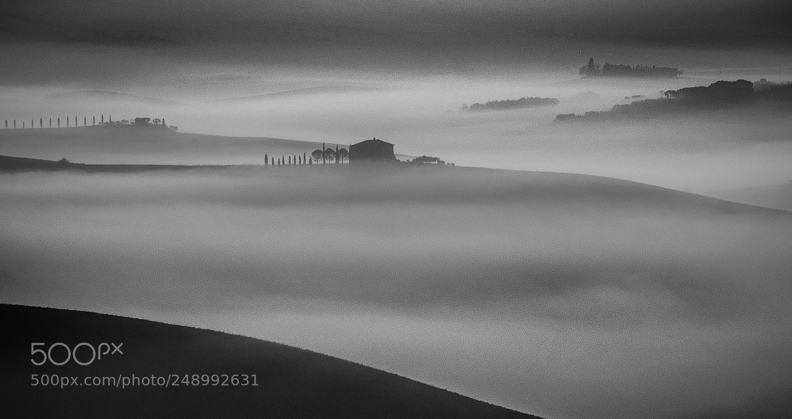 Sony a7R sample photo. Misty val d'orcia photography