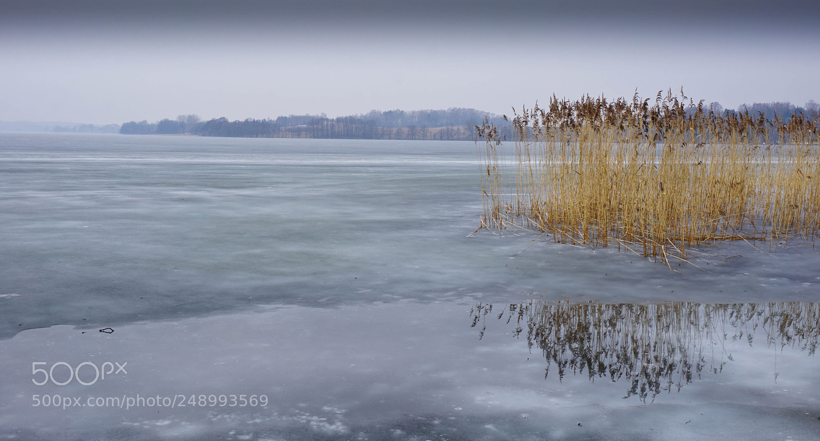 Sony a6000 sample photo. Frozen lake -siala photography