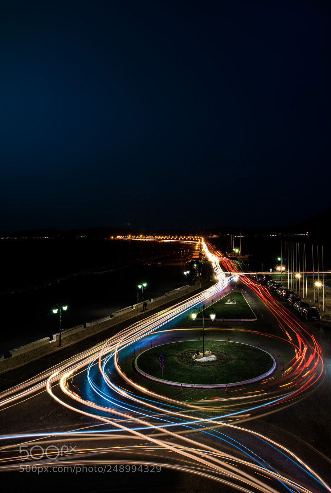 Sony a7 sample photo. Lefkada city entrance photography