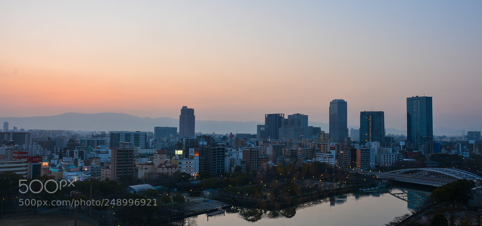 Nikon D5200 sample photo. Dawn - osaka photography