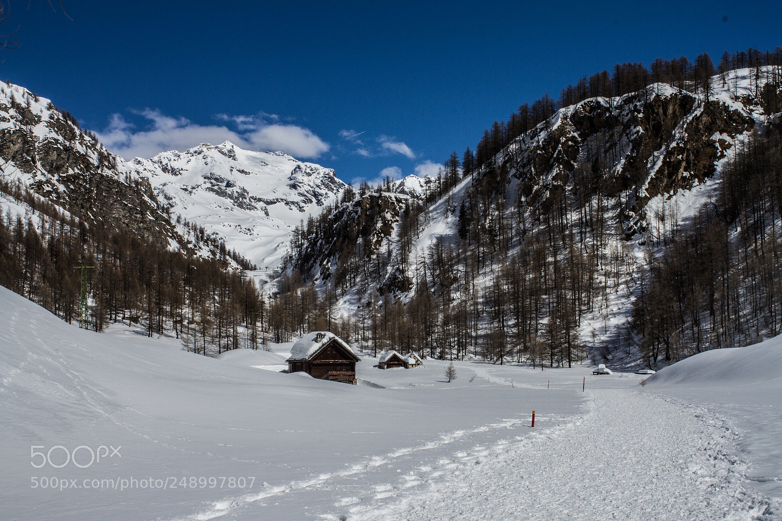Canon EOS 7D sample photo. Snowy mountain photography