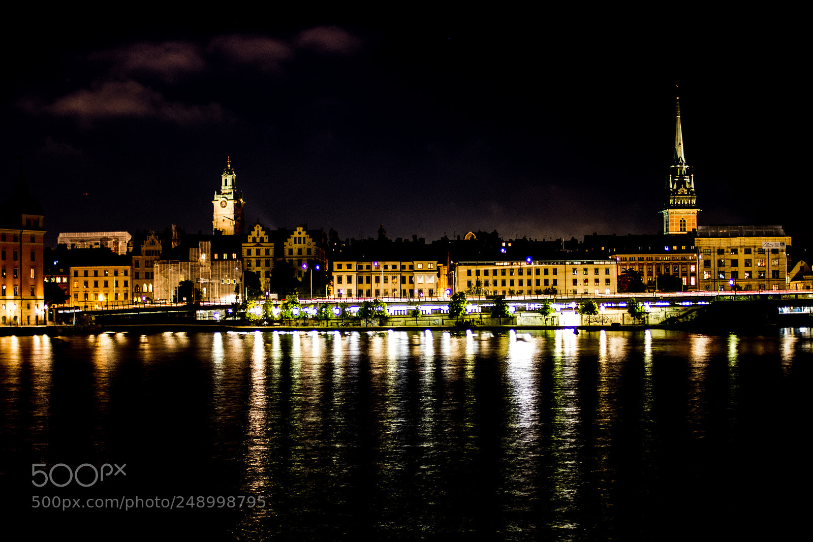 Canon EOS 7D sample photo. Stockholm by night photography