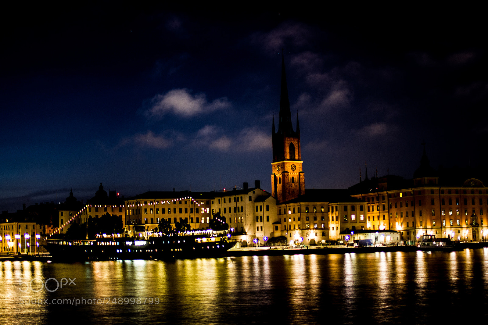 Canon EOS 7D sample photo. Stockholm by night photography