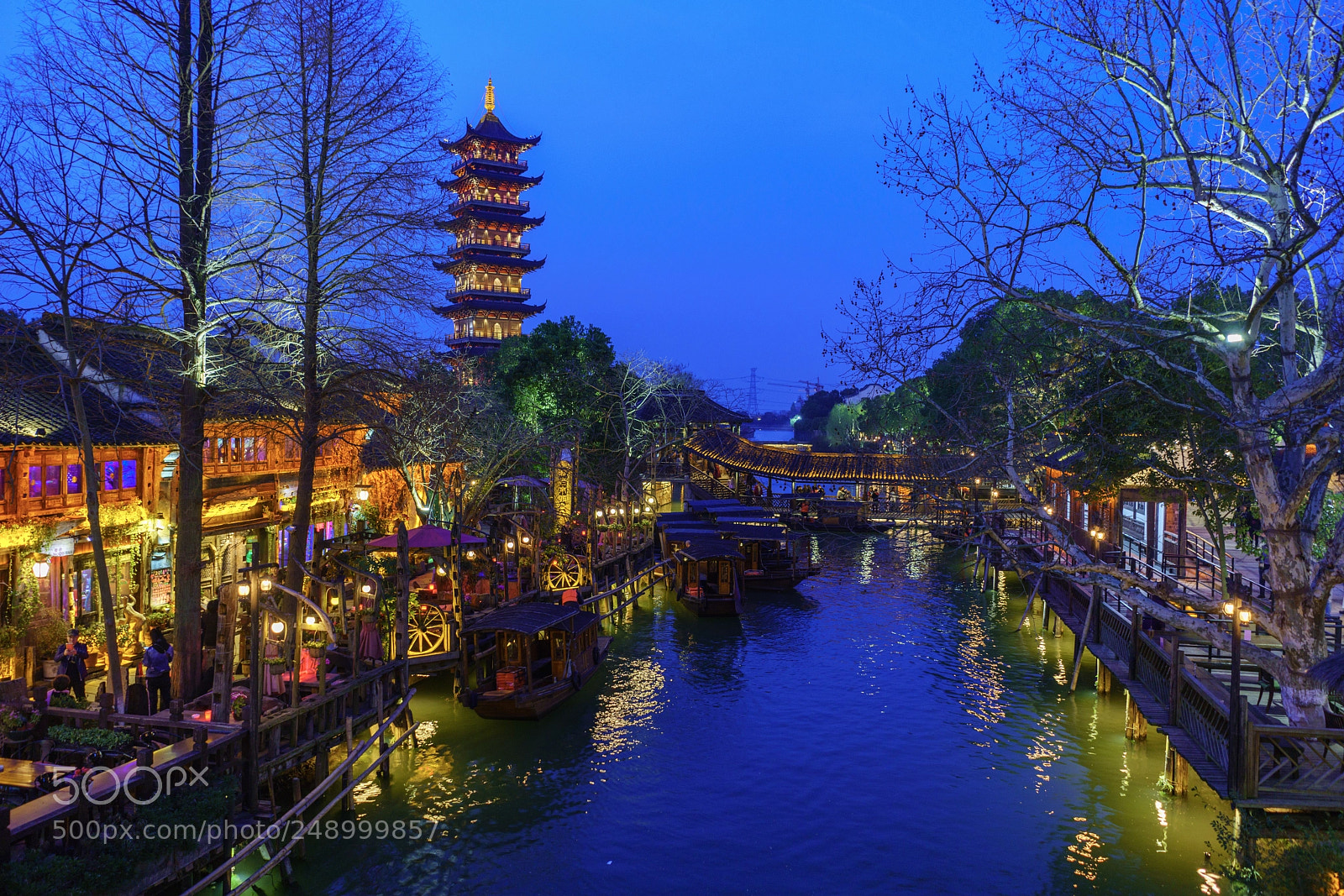 Sony a7R III sample photo. 乌镇夜景 wuzhen at night photography