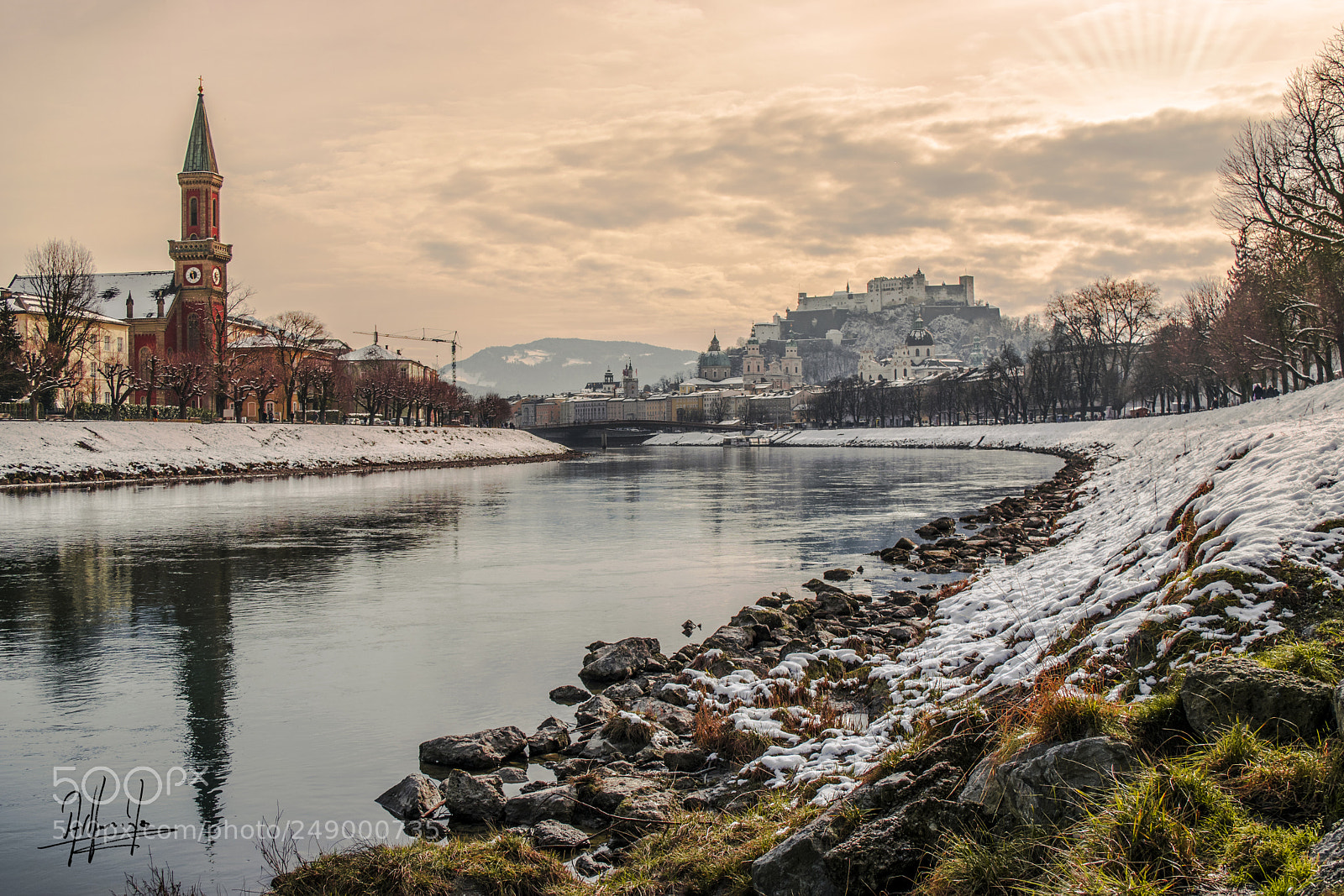 Nikon D3300 sample photo. Salzburg's golden hour photography