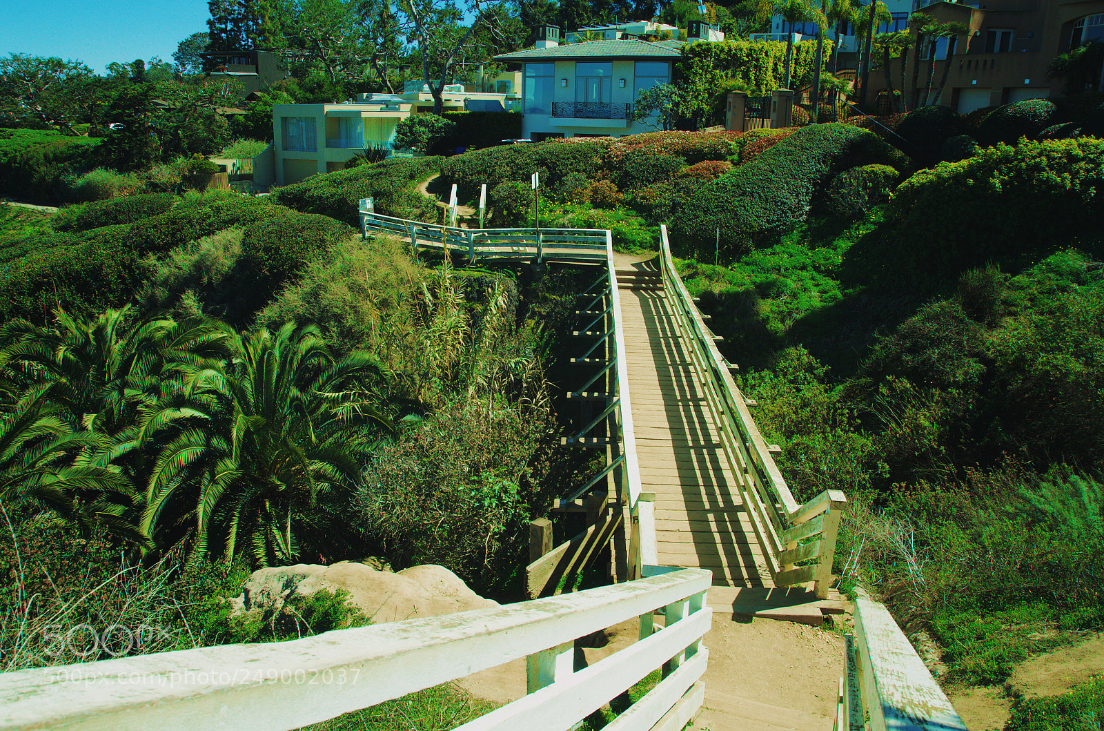 Nikon D7000 sample photo. The bridge in coast photography