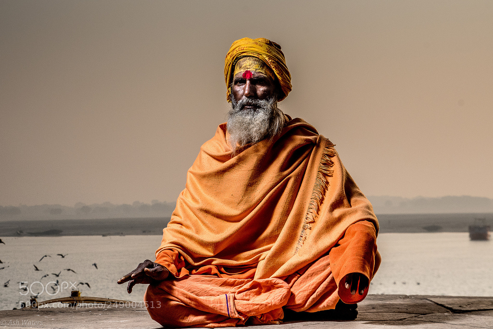 Nikon D500 sample photo. A  saint in varanasi photography