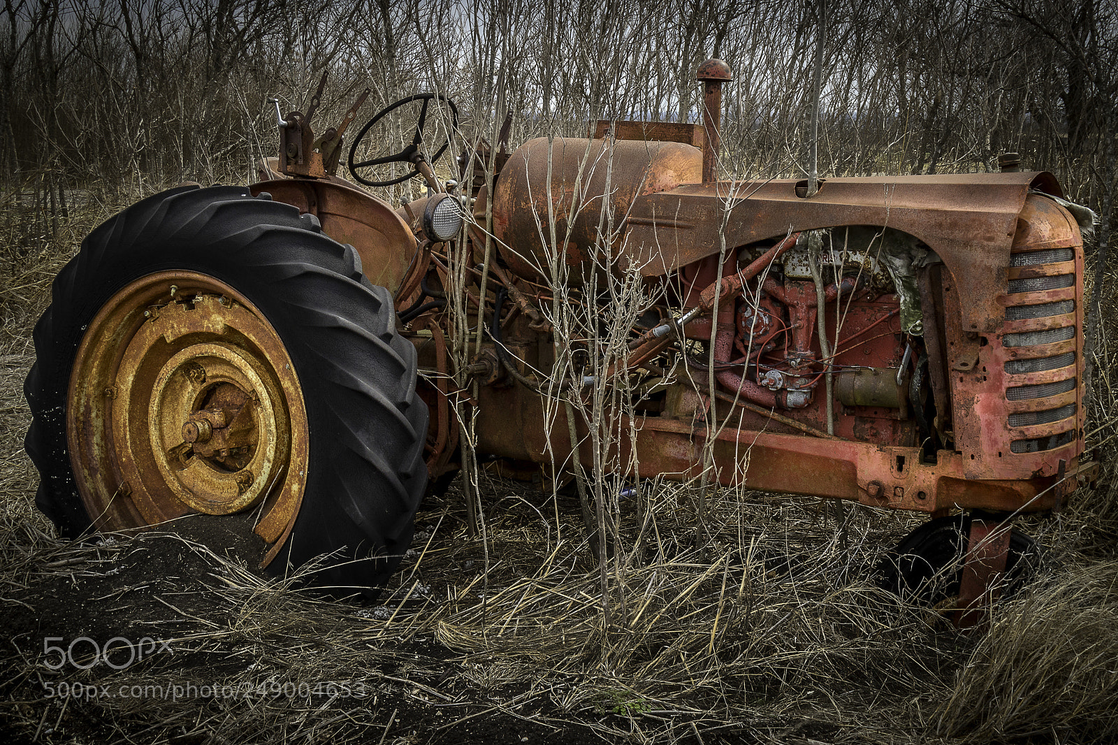 Canon EOS 80D sample photo. Old tractor photography