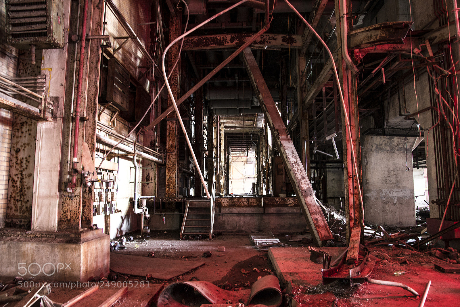 Nikon D600 sample photo. Red tunnel photography