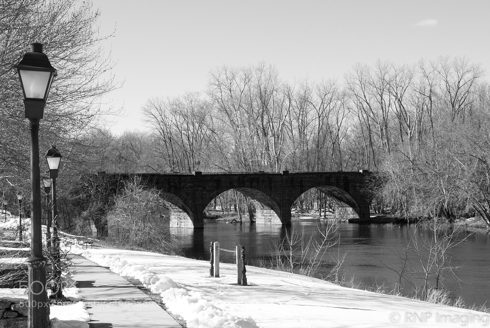Nikon D200 sample photo. River bridge photography