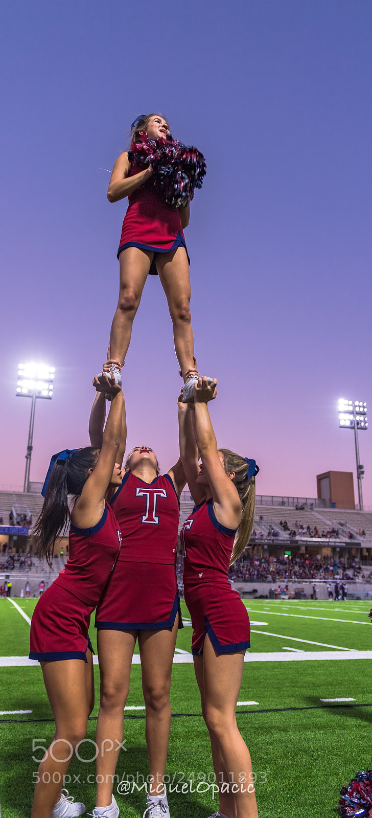 Nikon D5 sample photo. Cheerleaders  photography