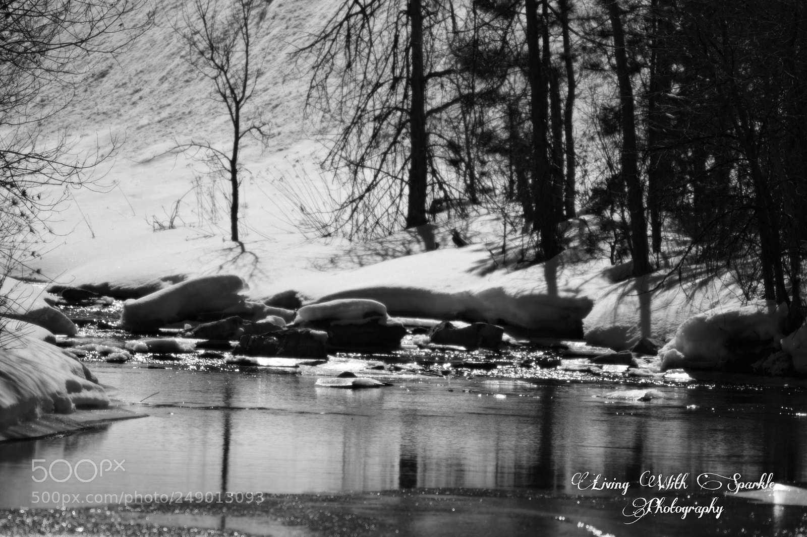 Nikon D5300 sample photo. Snowy rocks photography
