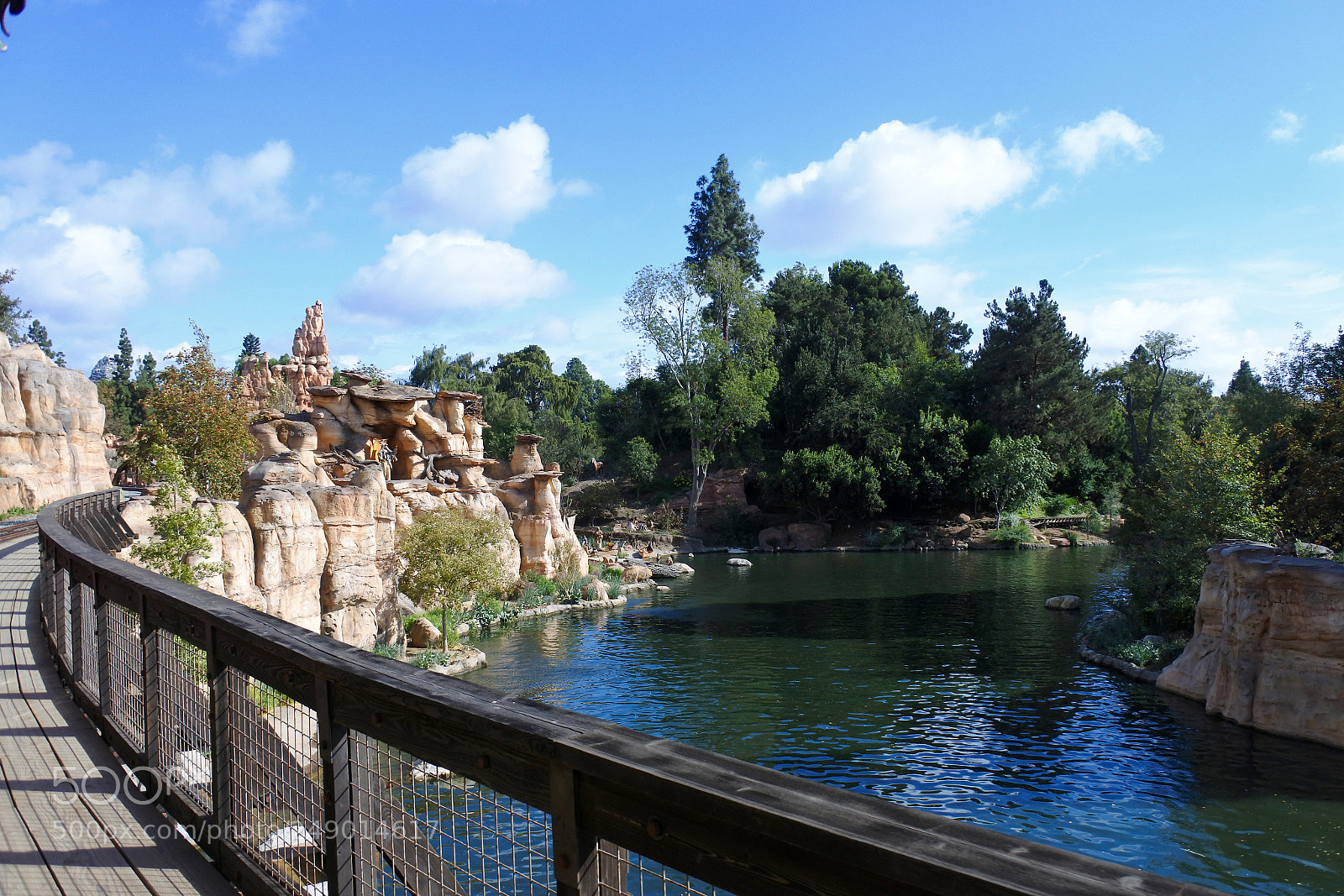 Nikon 1 J5 sample photo. Disneyland railroad photography