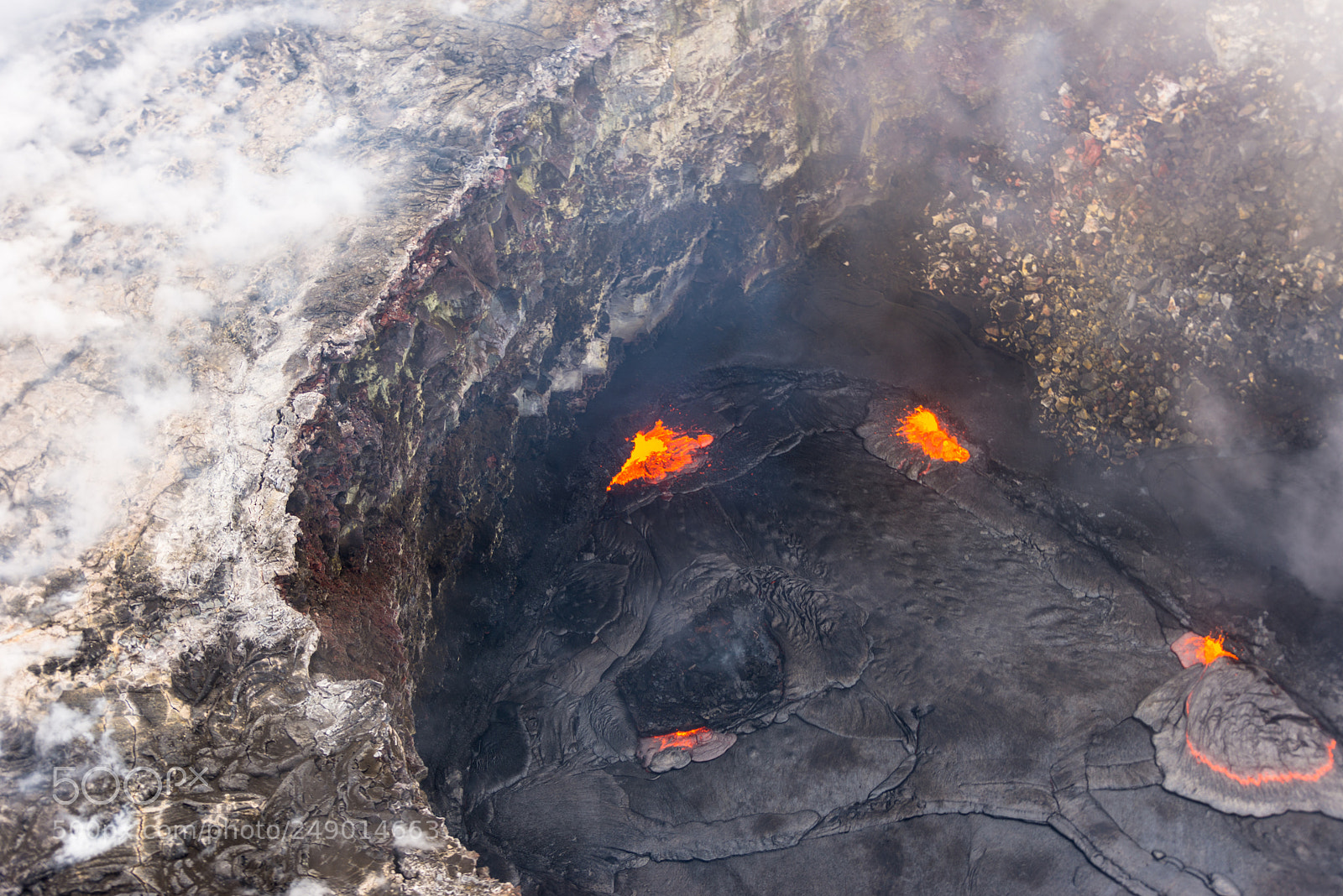 Nikon D610 sample photo. Active volcano photography