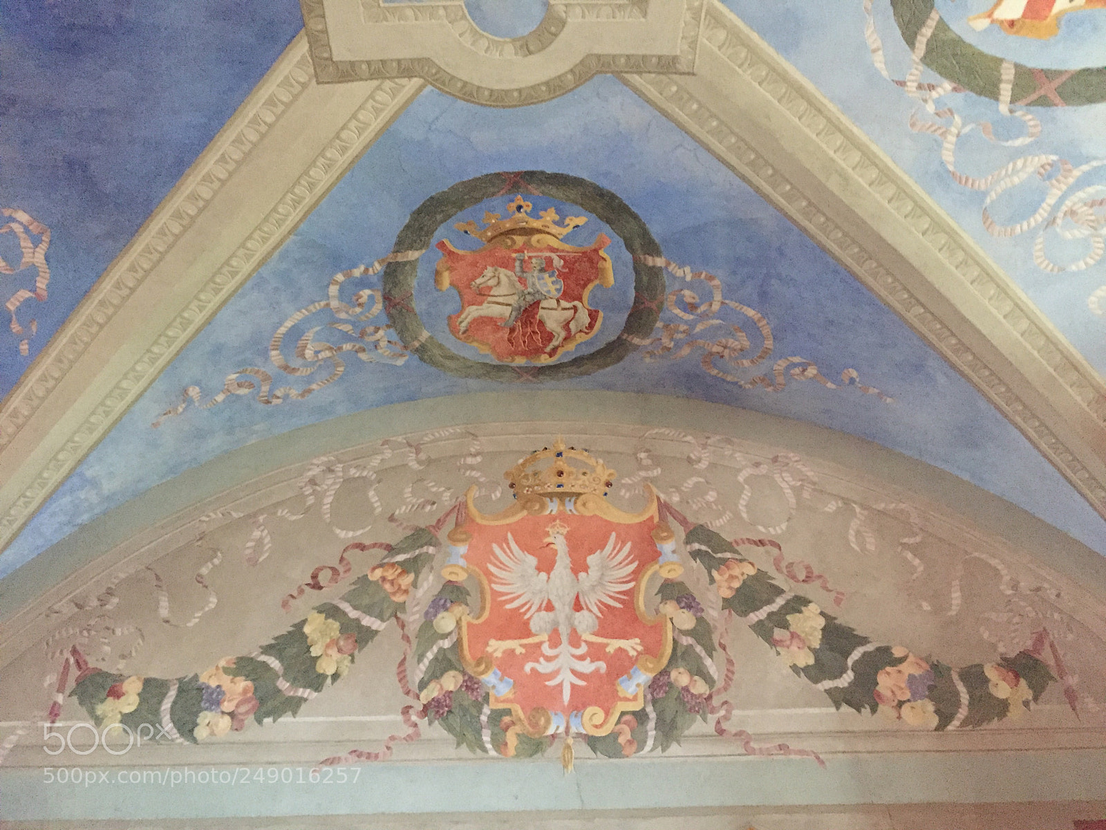 Apple iPhone 6 sample photo. Painting on the castle photography