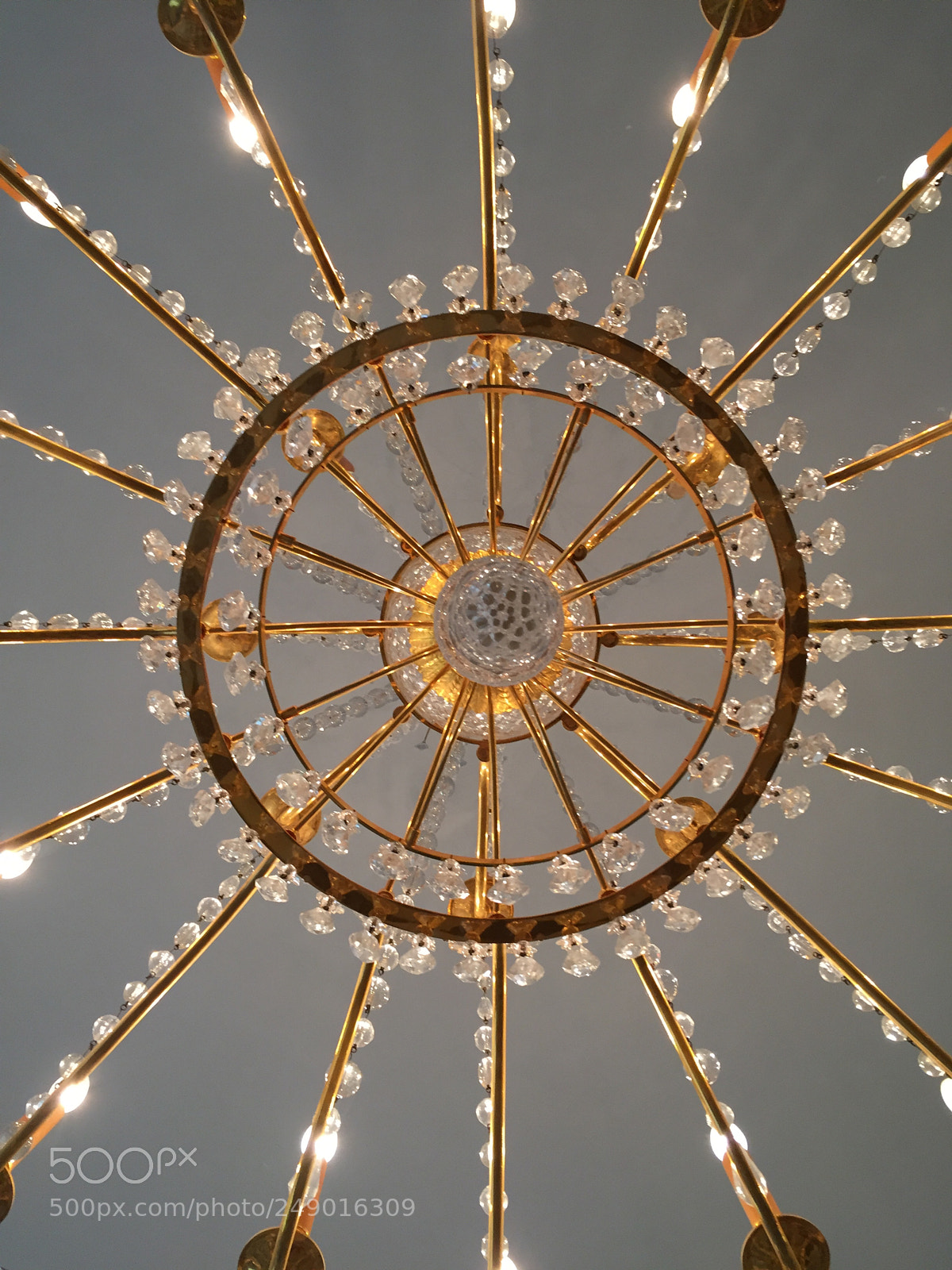 Apple iPhone 6 sample photo. Abstract polish chandelier photography