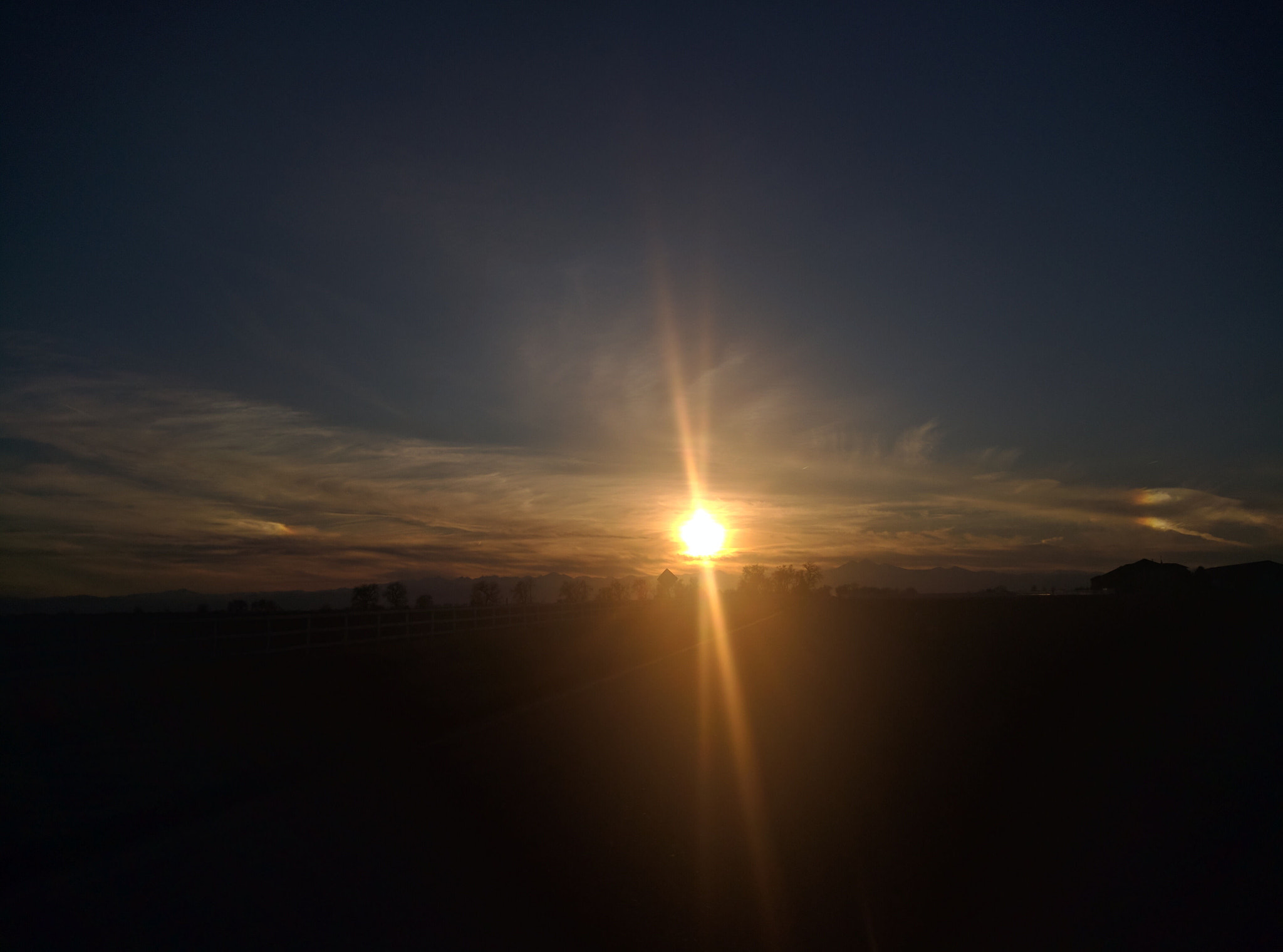 Motorola Nexus 6 sample photo. Sundog sunset photography