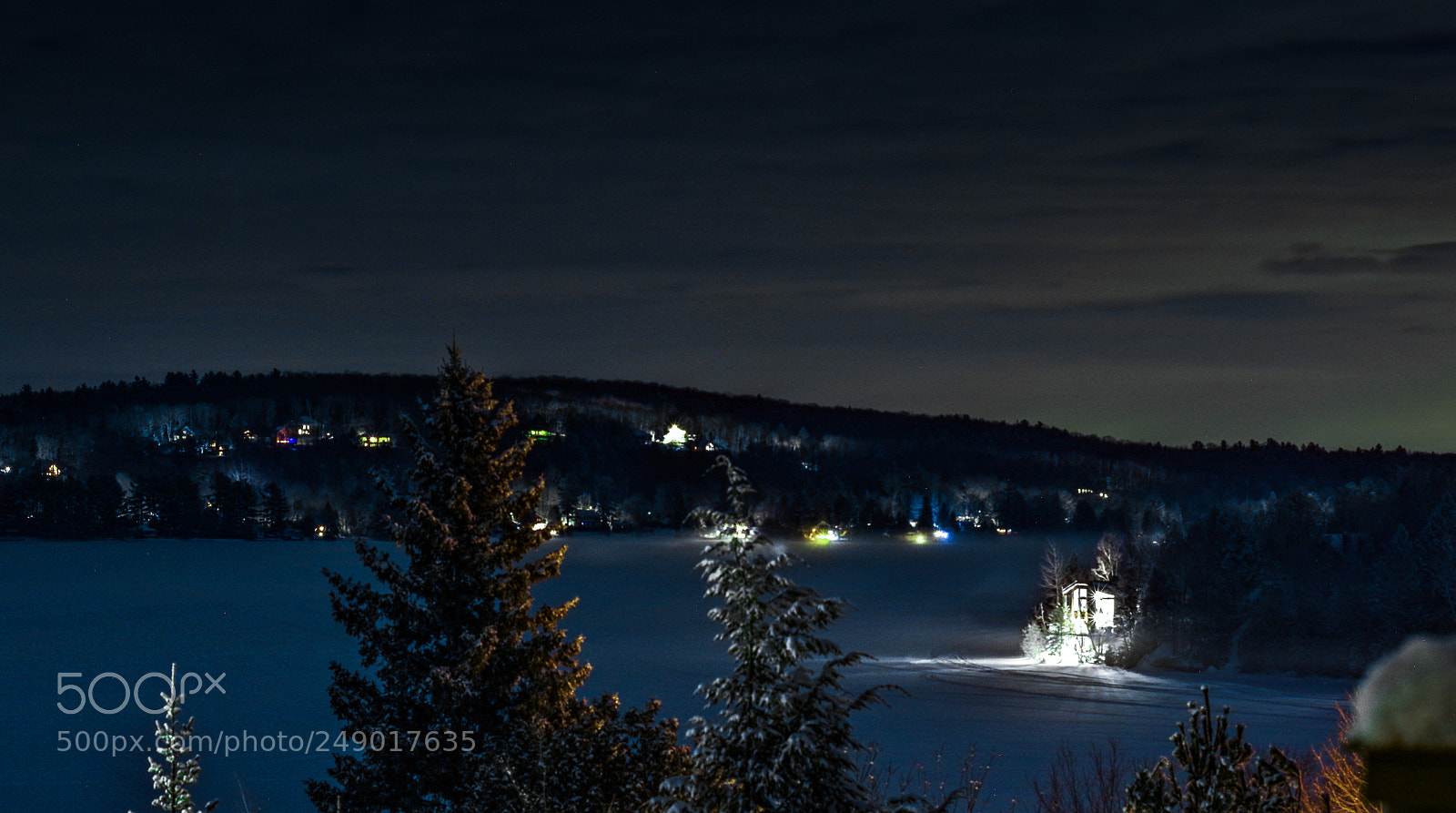 Pentax K-70 sample photo. Winter night photography