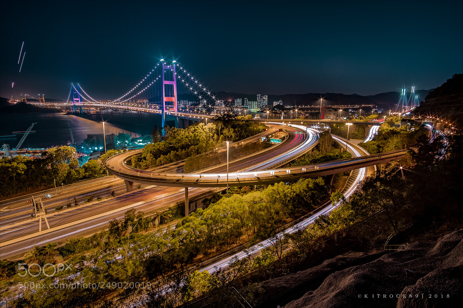 Fujifilm X-T20 sample photo. Tsing ma bridge | hk photography