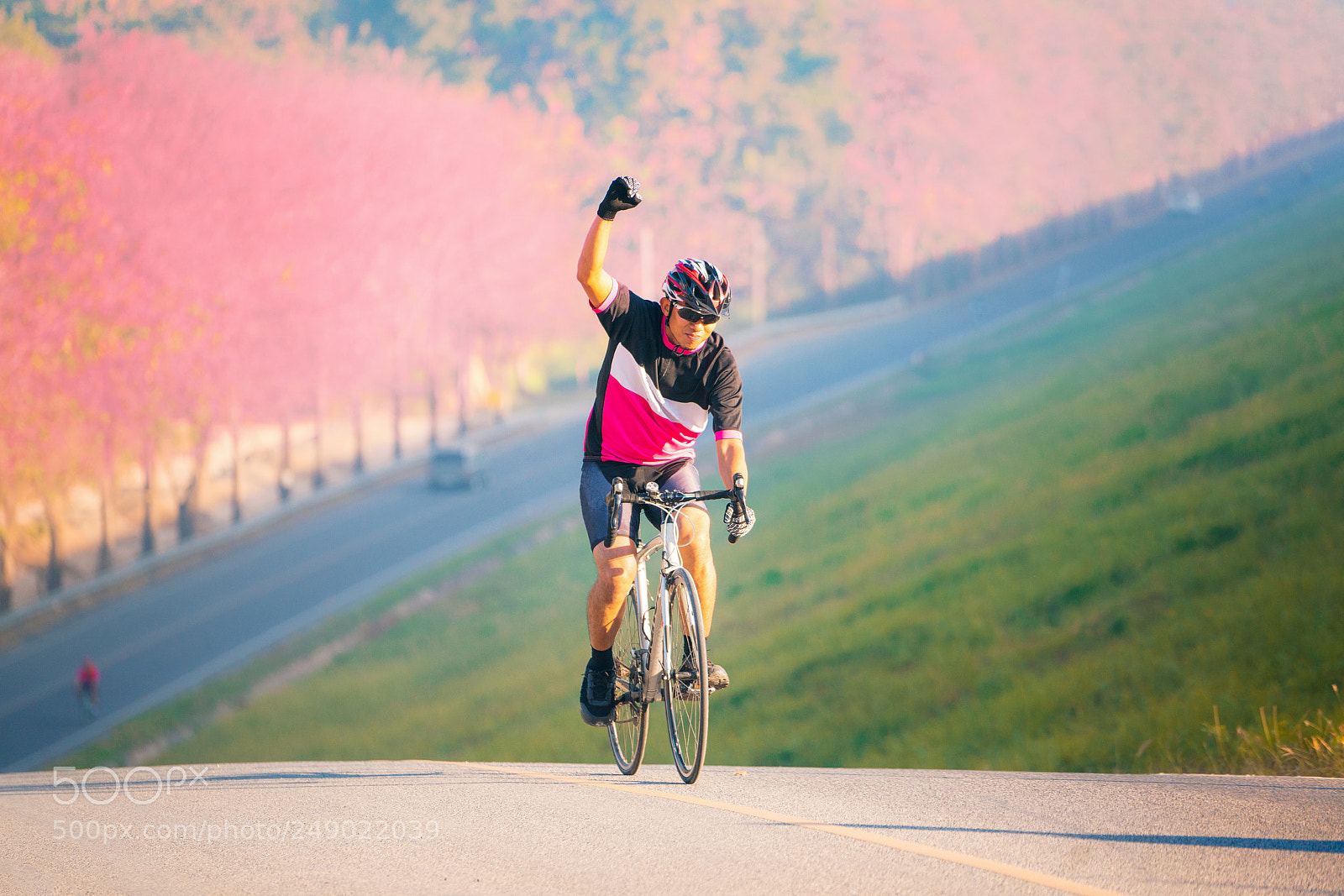 Sony a7R II sample photo. A man ride a photography