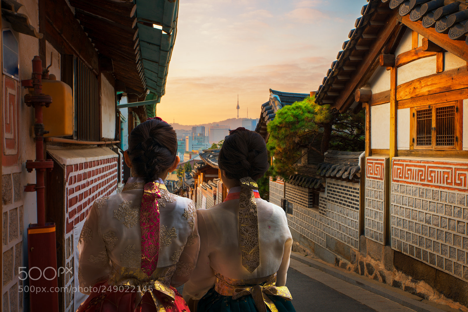 Nikon D800 sample photo. Korean lady in hanbok photography