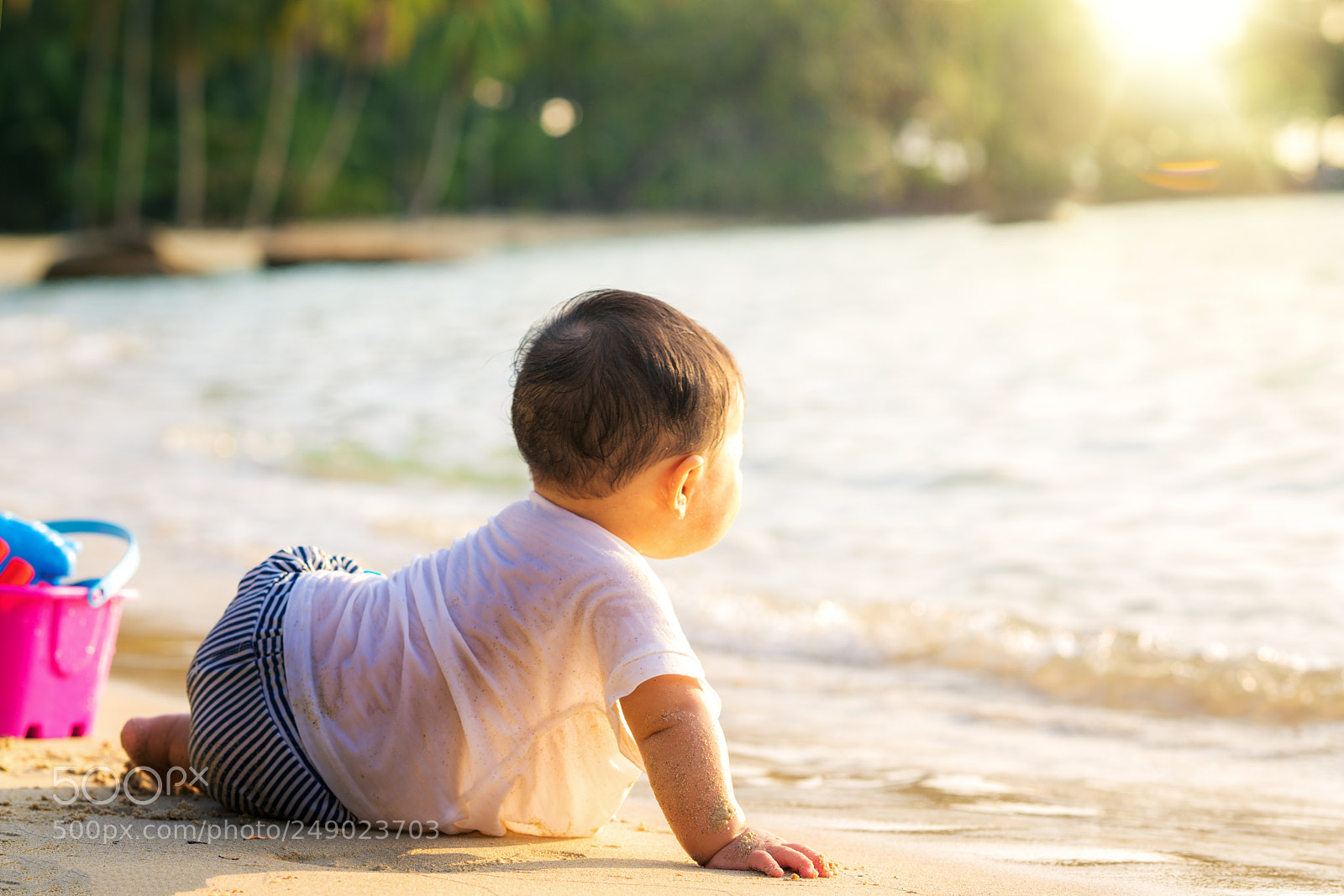 Sony a7R II sample photo. Asan baby play on photography
