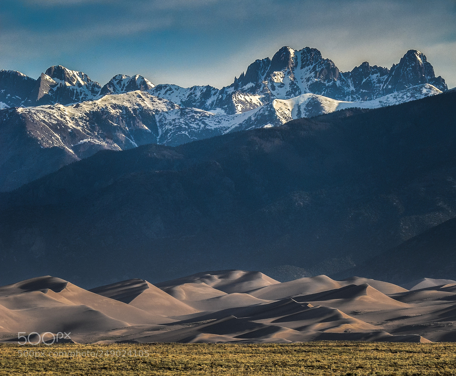 Nikon D7000 sample photo. Snowy crags and dunes photography