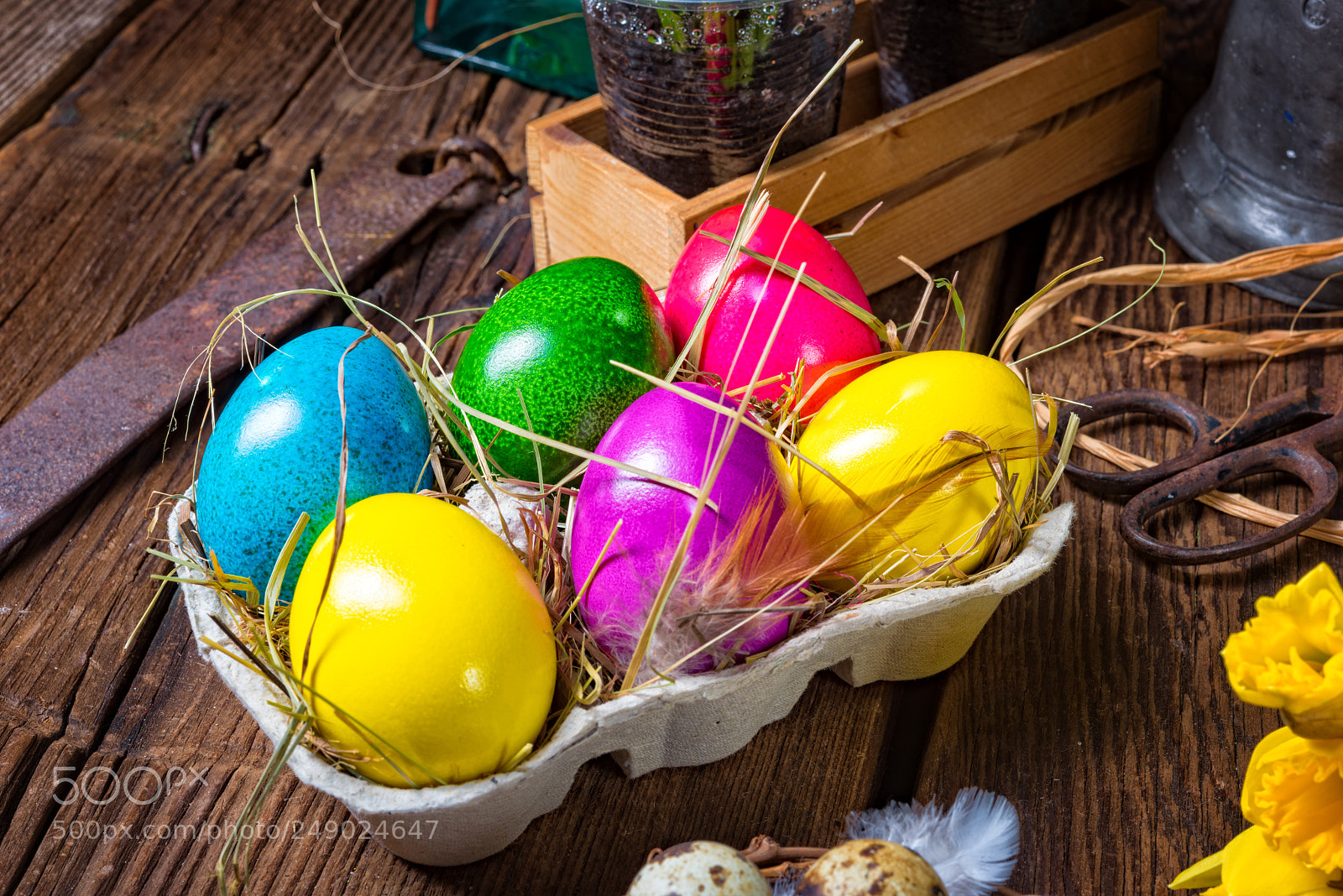 Nikon D810 sample photo. Colorful easter eggs photography