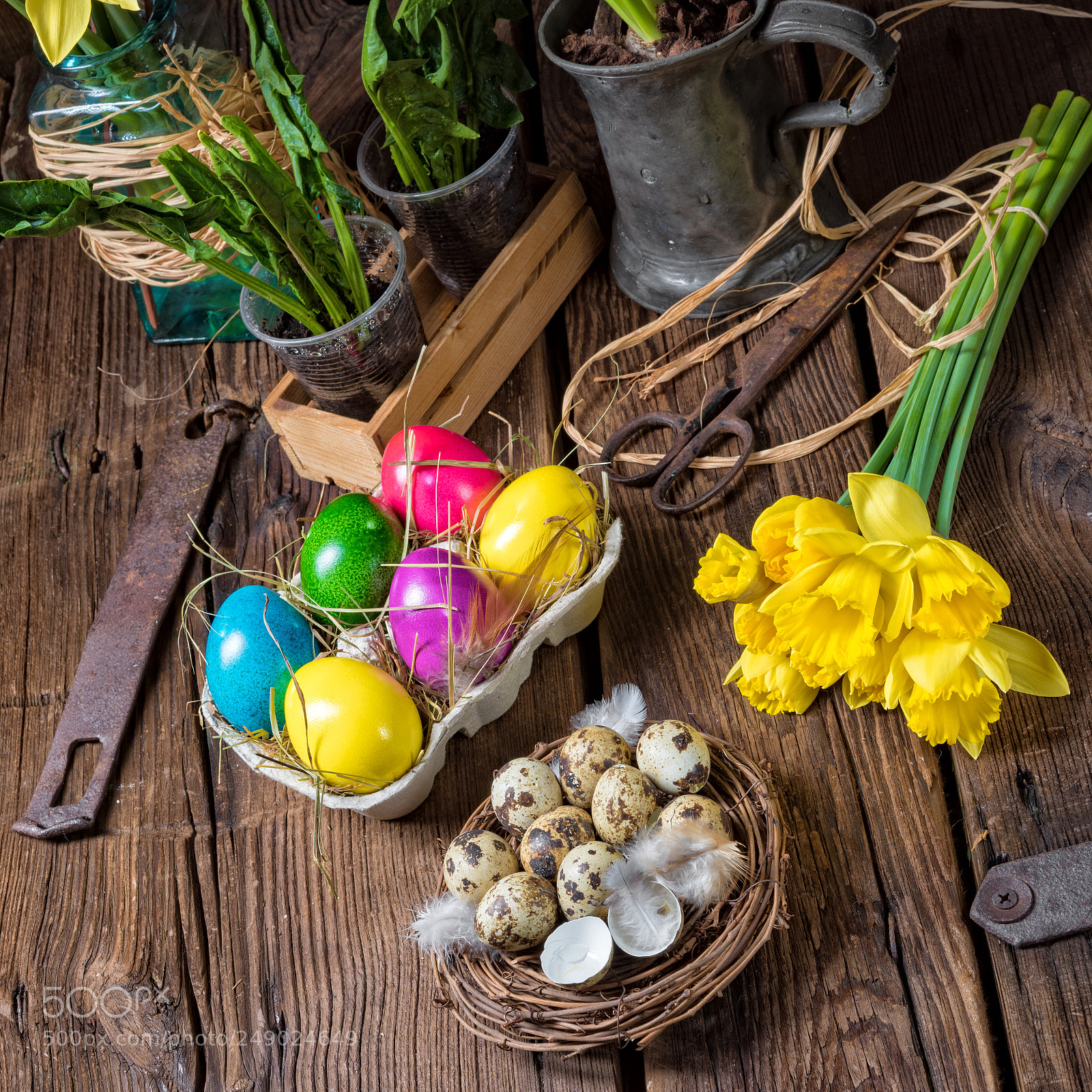 Nikon D810 sample photo. Colorful easter eggs photography