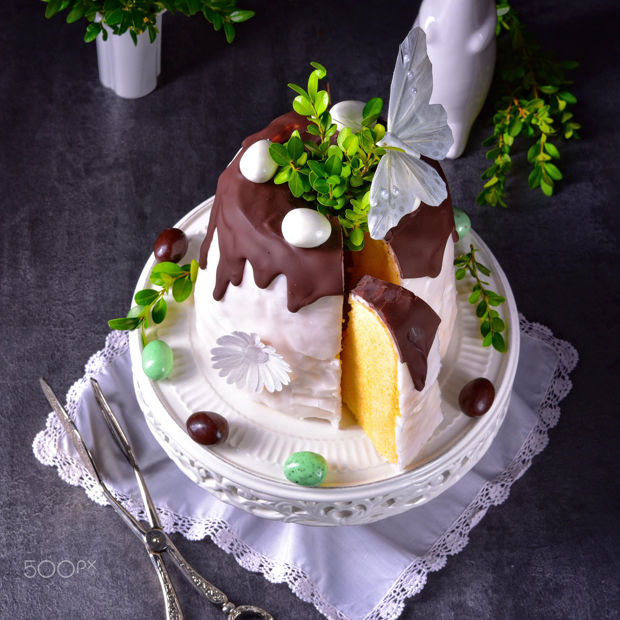 cooked easter cake