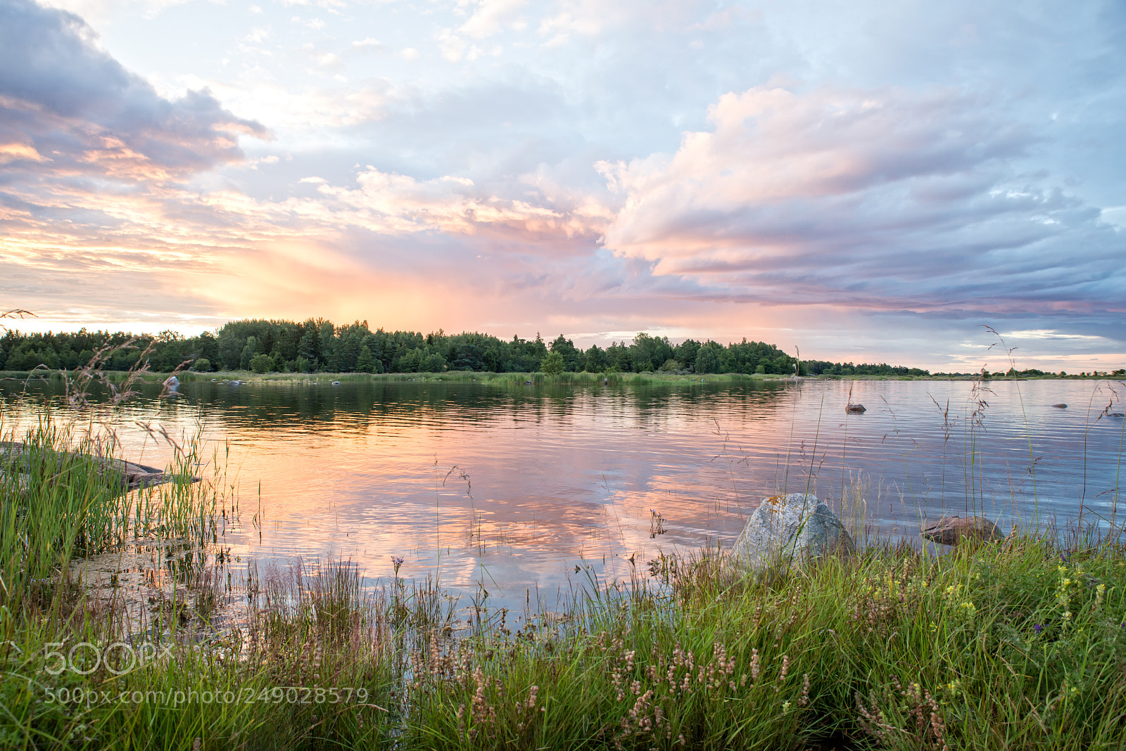 Nikon D610 sample photo. Sunset lake photography