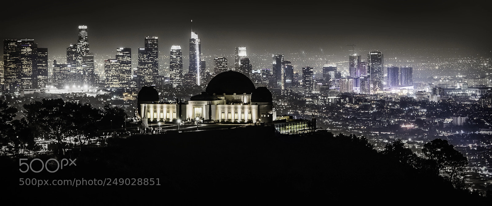 Nikon D810 sample photo. Griffith observatory photography
