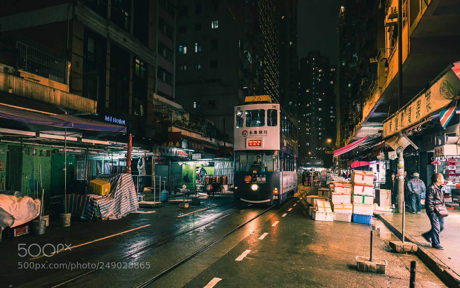 Sony a7 II sample photo. Night market photography