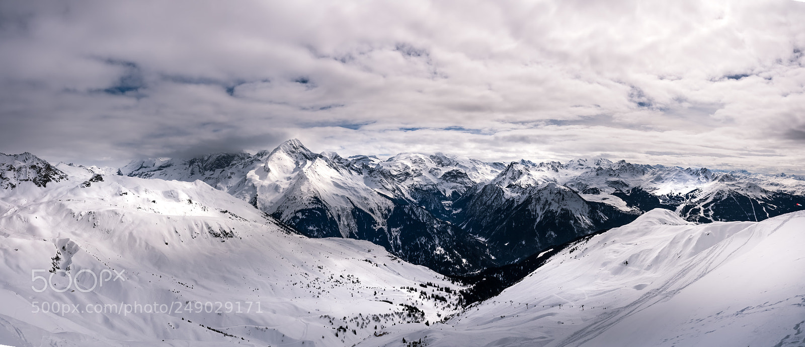 Sony a7R III sample photo. Paradiski panorama photography
