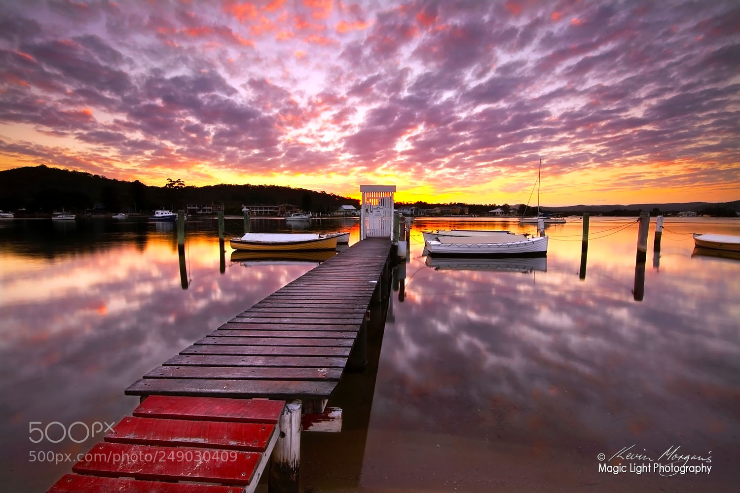 Canon EOS 50D sample photo. Davistown sunset reflections photography