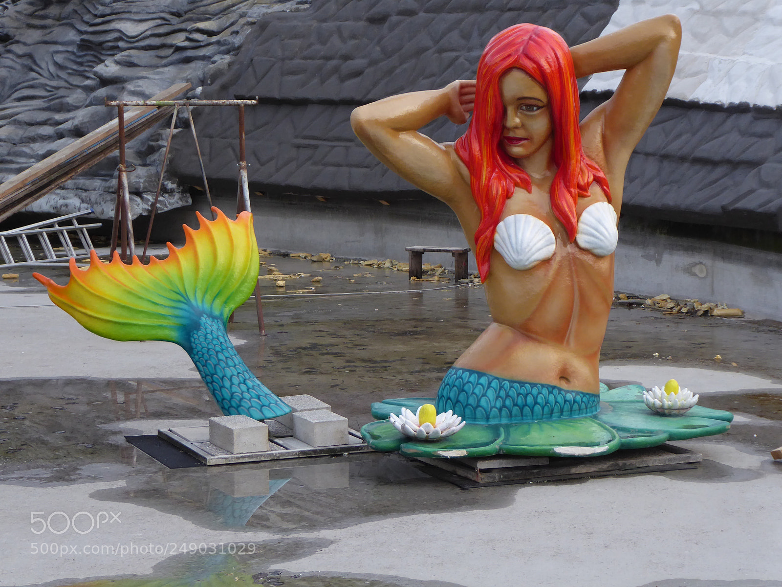 Panasonic DMC-TZ71 sample photo. Waiting mermaid photography