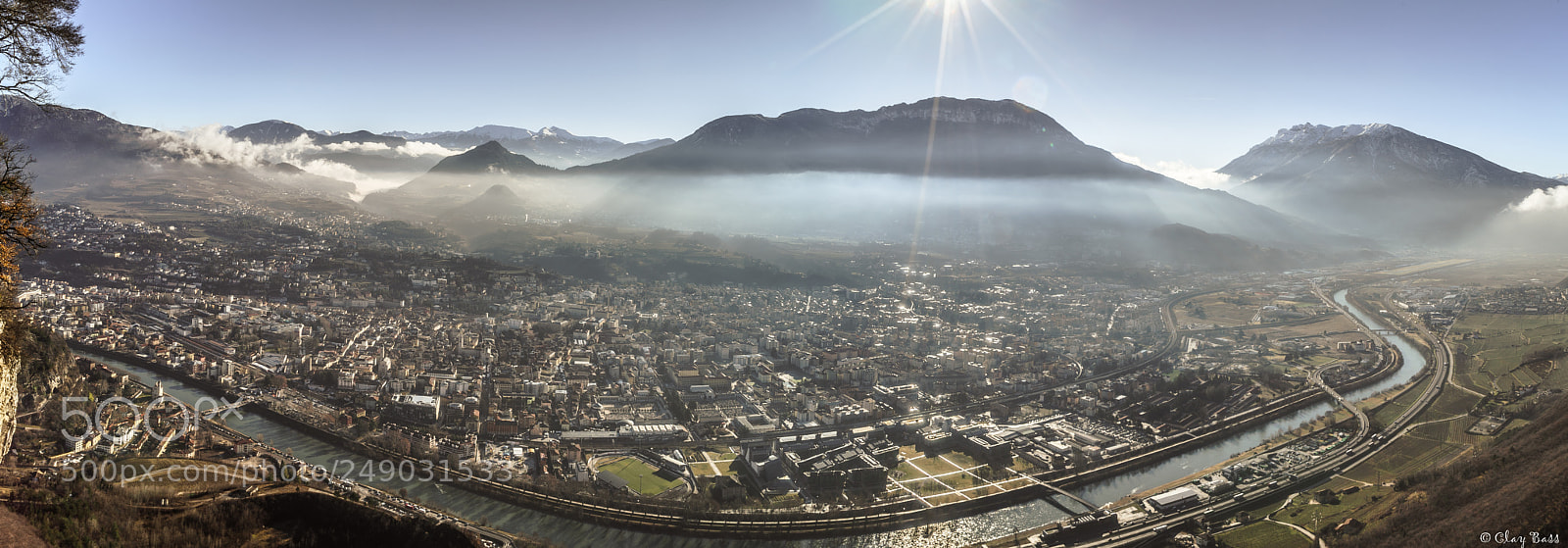 Sony a7S II sample photo. Panoramica di trento photography