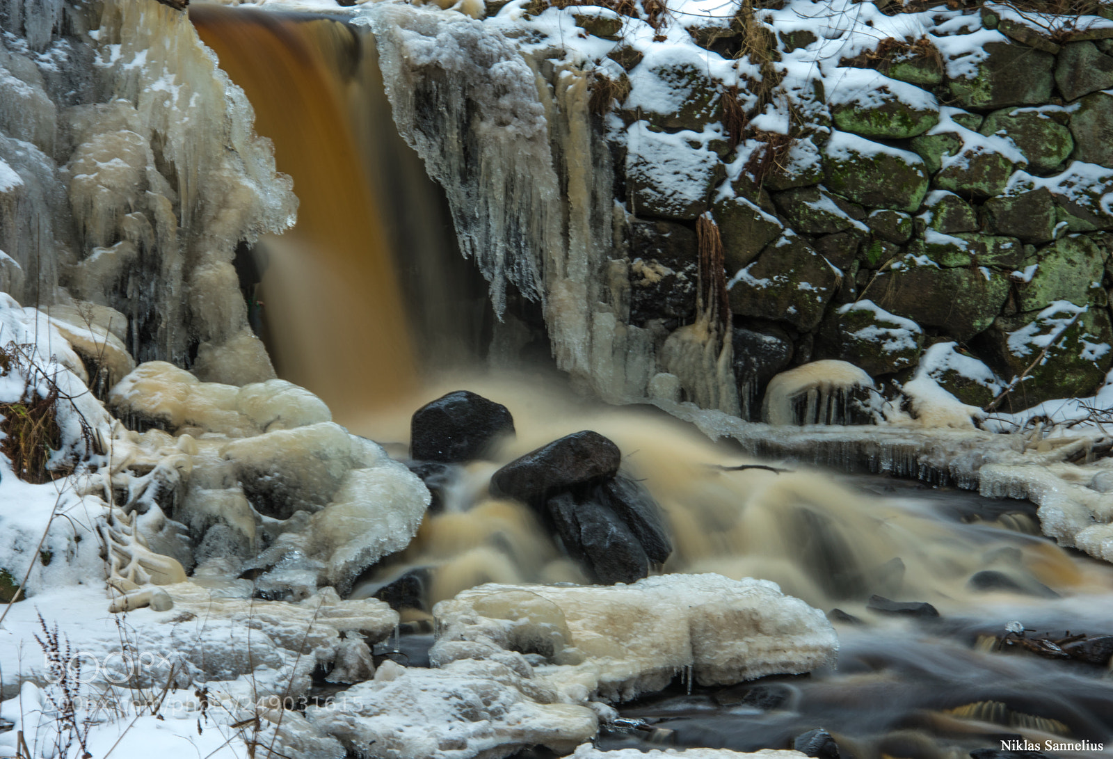 Nikon D3400 sample photo. Mellersta vattenfallet i dunkahalla! photography