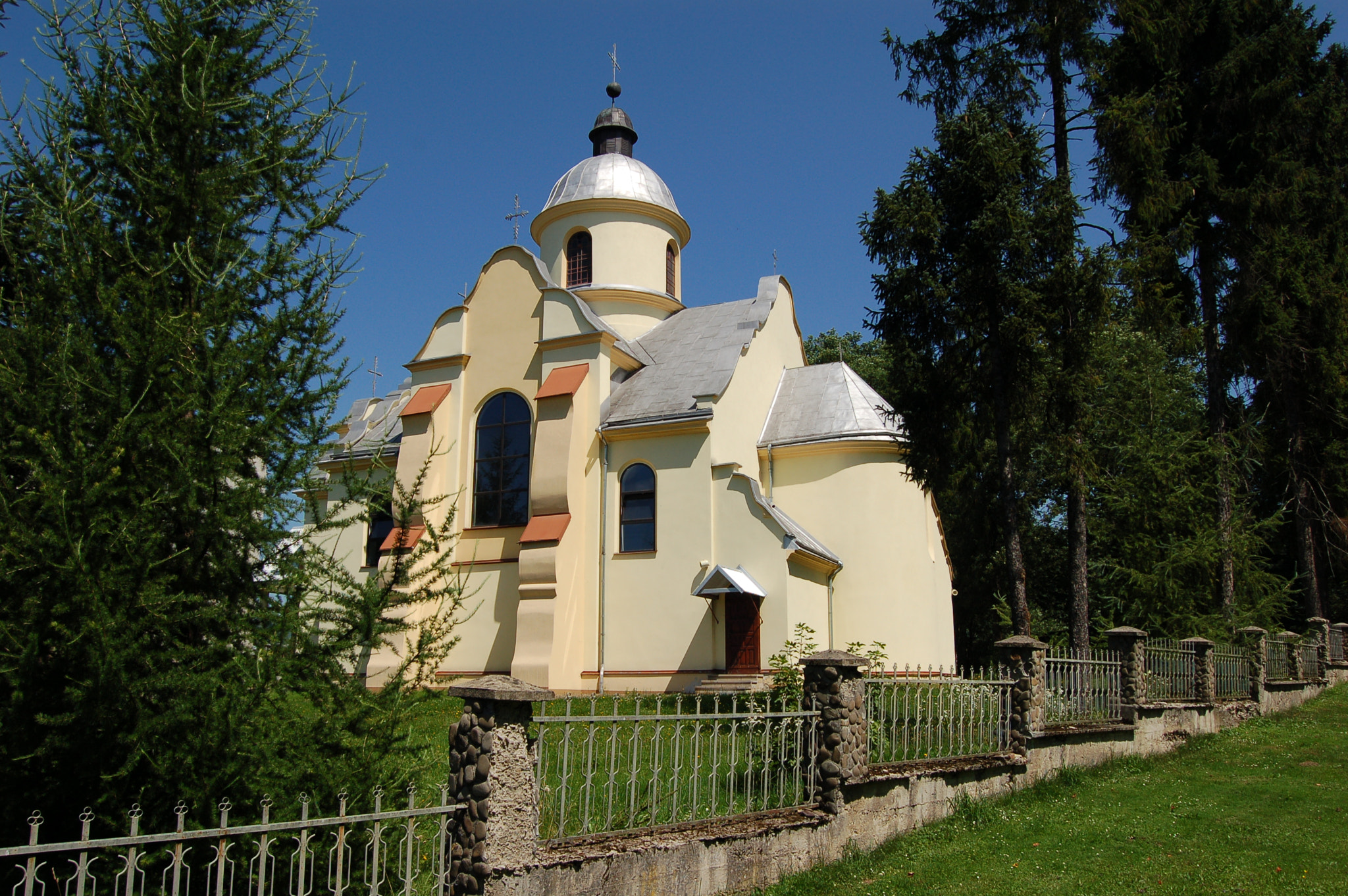 Nikon D50 sample photo. Church in olszanica photography