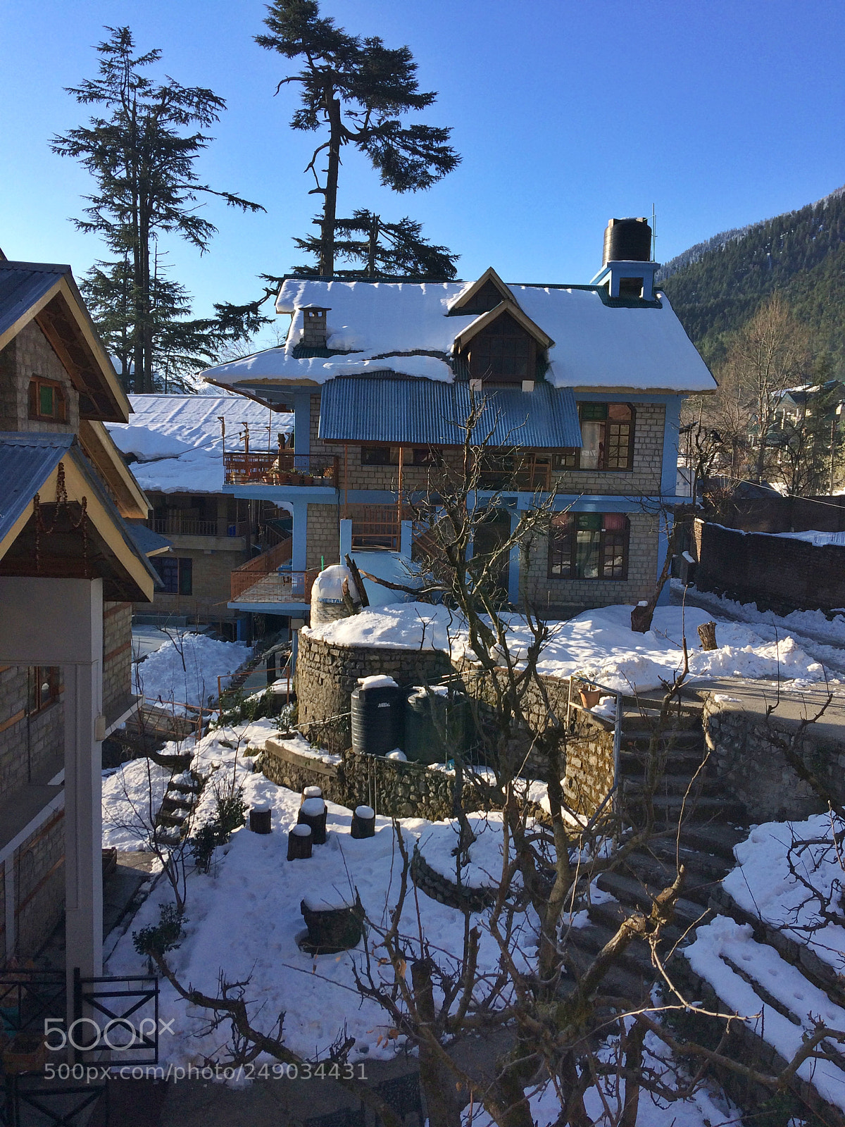 Apple iPhone 5s sample photo. Snowy world photography