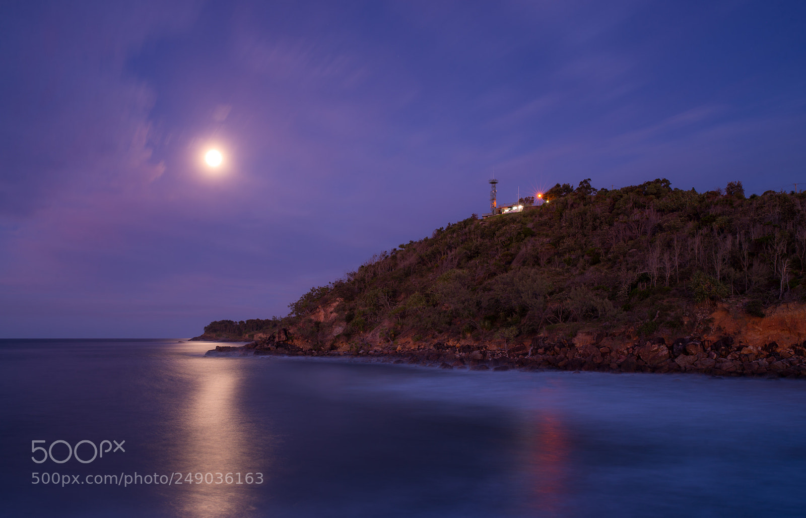 Nikon D600 sample photo. Moon over sharks bay photography