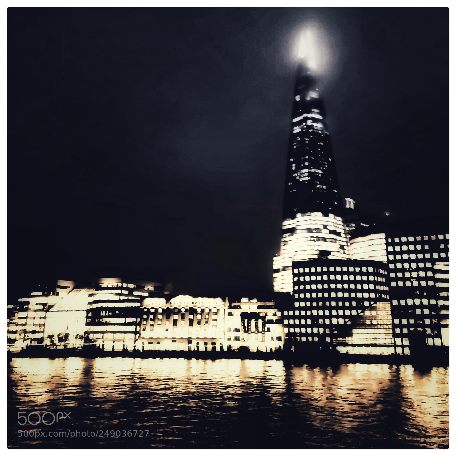 Apple iPhone X sample photo. Foggy urban lighthouse photography