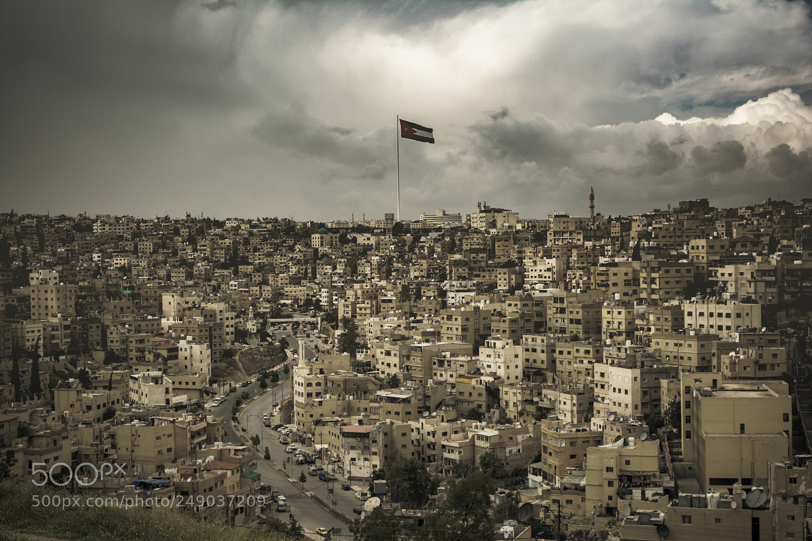 Nikon D5200 sample photo. Jordan flag photography