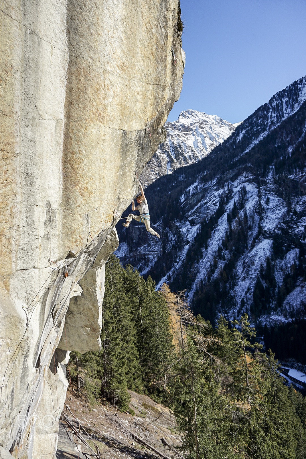 Sony a6000 sample photo. Climbing granite photography