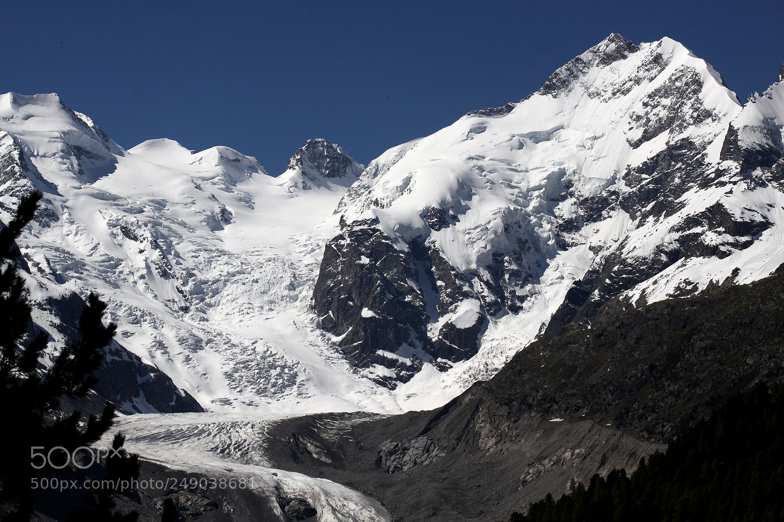 Canon EOS 50D sample photo. Piz bernina 4049m photography