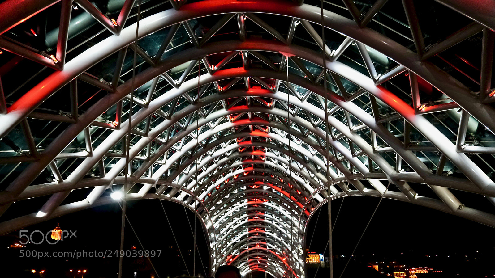 Sony a6300 sample photo. Bridge of peace tbilisi photography